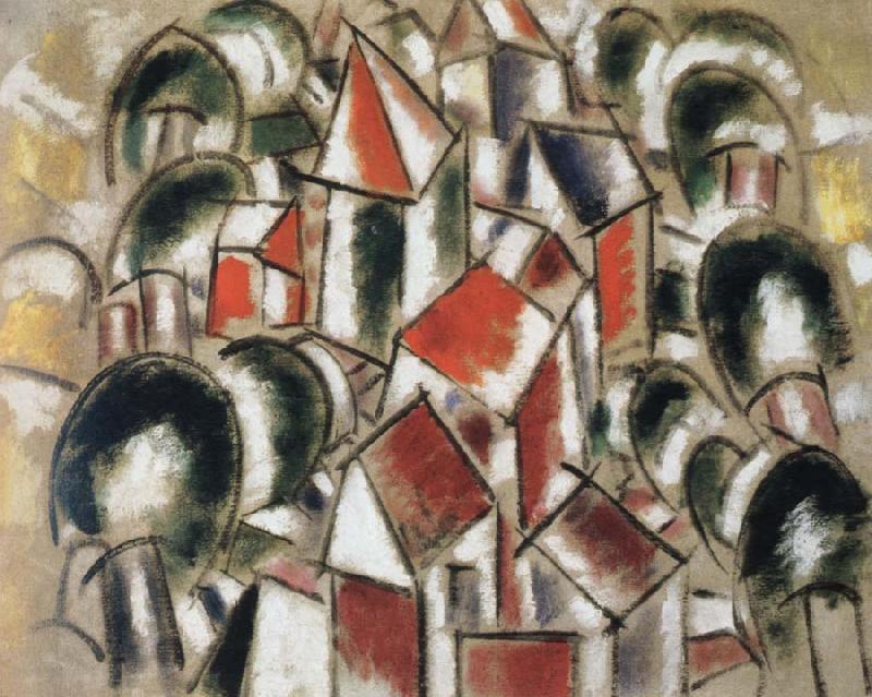Fernand Leger village in the forest oil painting image